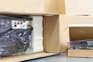 Electronics protected with boxes