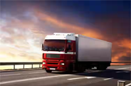 Truck transporting office equipment